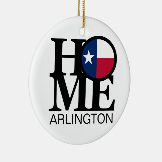 ZUHAUSE Arlington TX Keramik Ornament (Rechts)