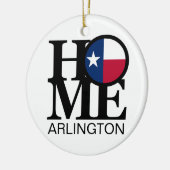 ZUHAUSE Arlington TX Keramik Ornament (Links)