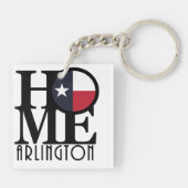 ZUHAUSE Arlington TX Schlüsselanhänger (Rückseite)