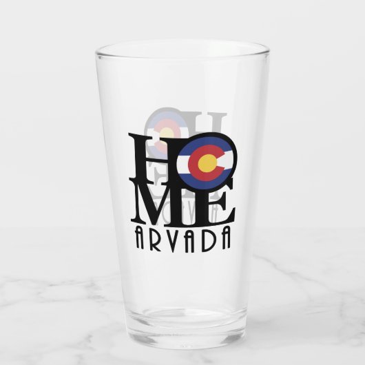 ZUHAUSE Arvada Colorado Glas (Rückseite)