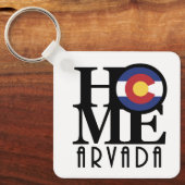 ZUHAUSE Arvada Colorado Schlüsselanhänger (Vorderseite)
