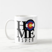 ZUHAUSE Aspen Colorado 11oz Kaffeetasse (Links)