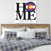 ZUHAUSE Aspen Colorado Leinwand Art (Insitu (Schlafzimmer))