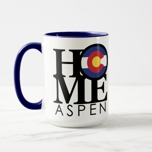 ZUHAUSE Aspen Colorado Tasse (Links)
