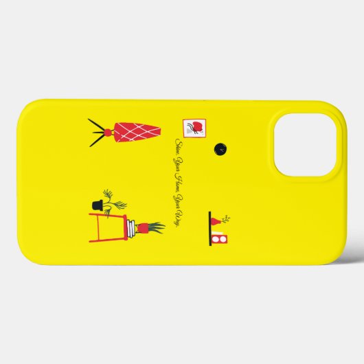 Zuhause Ästhetische Diadesign für Frauen Case-Mate iPhone Hülle (Rückseite (Horizontal))