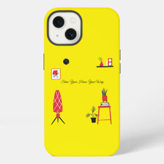 Zuhause Ästhetische Diadesign für Frauen iPhone 13 Hülle