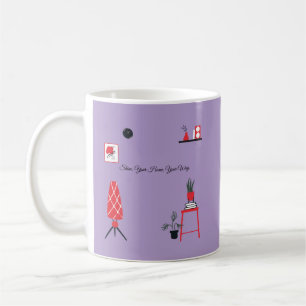 Zuhause Ästhetische Diadesign für Frauen Kaffeetasse
