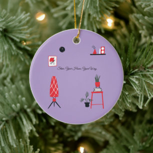 Zuhause Ästhetische Diadesign für Frauen Keramik Ornament