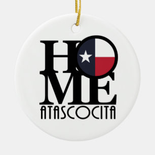 ZUHAUSE Atascocita Keramik Ornament