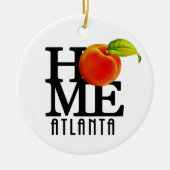 ZUHAUSE Atlanta Georgia Keramik Ornament (Vorne)