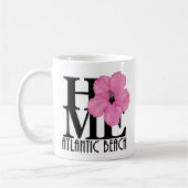 ZUHAUSE Atlantic Beach 11oz Rosa Hibiskus Kaffeetasse (Links)