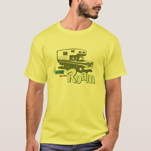 Zuhause auf dem Lieferwagen-Camper-LKW RV T-Shirt (Vorderseite)