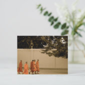 Zuhause auf dem Weg Postkarte (Stehend Vorderseite)