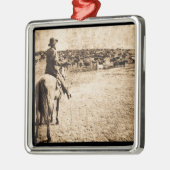 Zuhause auf der Strecke Ornament Aus Metall (Links)