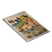 Zuhause auf einem Hügel Notizblock (Rechte Seite)