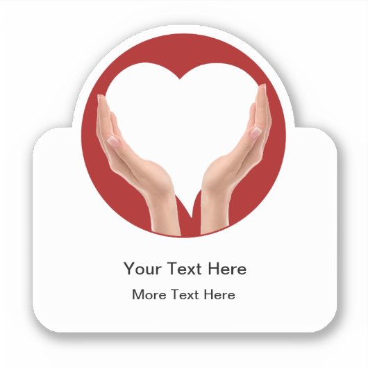 Zuhause-Aufkleber für medizinische Herzfunktion Aufkleber (Vorderseite)