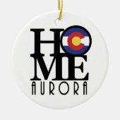 ZUHAUSE Aurora CO Keramik Ornament (Vorne)