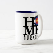 ZUHAUSE Aurora Colorado 15oz Zweifarbige Tasse (VorderseiteRechts)