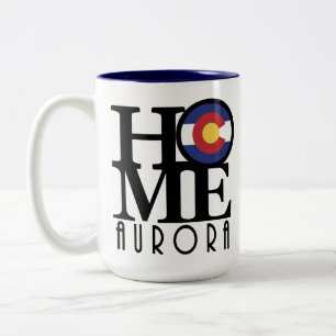 ZUHAUSE Aurora Colorado 15oz Zweifarbige Tasse