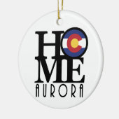 ZUHAUSE Aurora Colorado Keramik Ornament (Links)