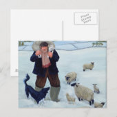 Zuhause aus dem Falten Postkarte (Vorne/Hinten)