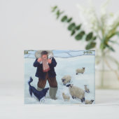 Zuhause aus dem Falten Postkarte (Stehend Vorderseite)