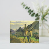 Zuhause aus dem Krieg, 1859 Postkarte (Stehend Vorderseite)