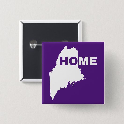 Zuhause aus dem Staat-Button-Abzeichen-Button fern Button (Vorne & Hinten)