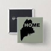 Zuhause aus dem Staat-Button-Abzeichen-Button fern Button (Vorne & Hinten)