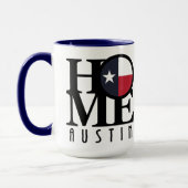 ZUHAUSE Austin Texas 15oz Tasse (Links)