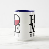 ZUHAUSE Austin Texas 15oz Tasse (Zentrum)