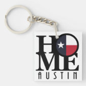 ZUHAUSE Austin Texas Schlüsselanhänger (Vorderseite)