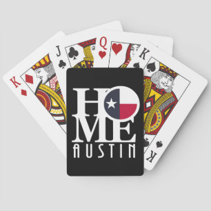 ZUHAUSE Austin Texas Spielkarten