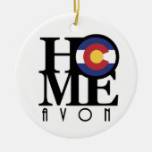 ZUHAUSE Avon CO Keramik Ornament (Vorne)