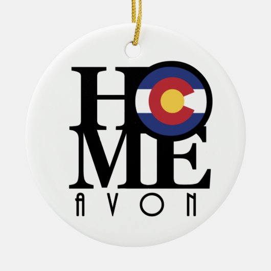 ZUHAUSE Avon CO Keramik Ornament (Vorne)