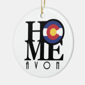 ZUHAUSE Avon CO Keramik Ornament (Links)
