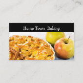 Zuhause-Backen und Bäckerei Businescards Visitenkarte (Vorderseite)