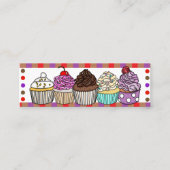 Zuhause Backgeschäft oder Bäckerei Mini Visitenkarte (Vorderseite)