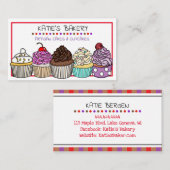 Zuhause Backgeschäft oder Bäckerei Visitenkarte (Vorne/Hinten)