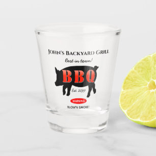 Zuhause Backyard Grillbier Soda Handschuh Glas