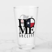 ZUHAUSE Bacliff Texas Glas (Vorderseite)