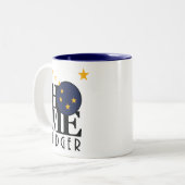 ZUHAUSE Badger Alakska 11oz Zweifarbige Tasse (Vorderseite Links)