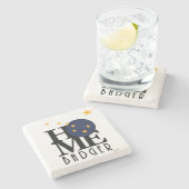 ZUHAUSE Badger Alaska Steinuntersetzer (Seitenansicht)