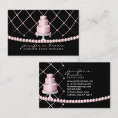 Zuhause Bakers Hochzeit Kuchen Party Konditorei Visitenkarte (Vorne/Hinten)