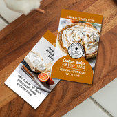 Zuhause Bakery Foto Visitenkarte