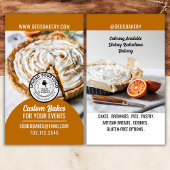 Zuhause Bakery Foto Visitenkarte