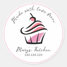 Zuhause Bakery Pupcakes Small Business Label