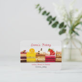 Zuhause Bakery Visitenkarte (Stehend Vorderseite)