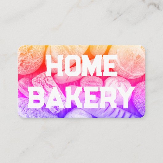 Zuhause Bakery Visitenkarte (Vorderseite)