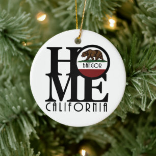ZUHAUSE Bangor California Keramik Ornament